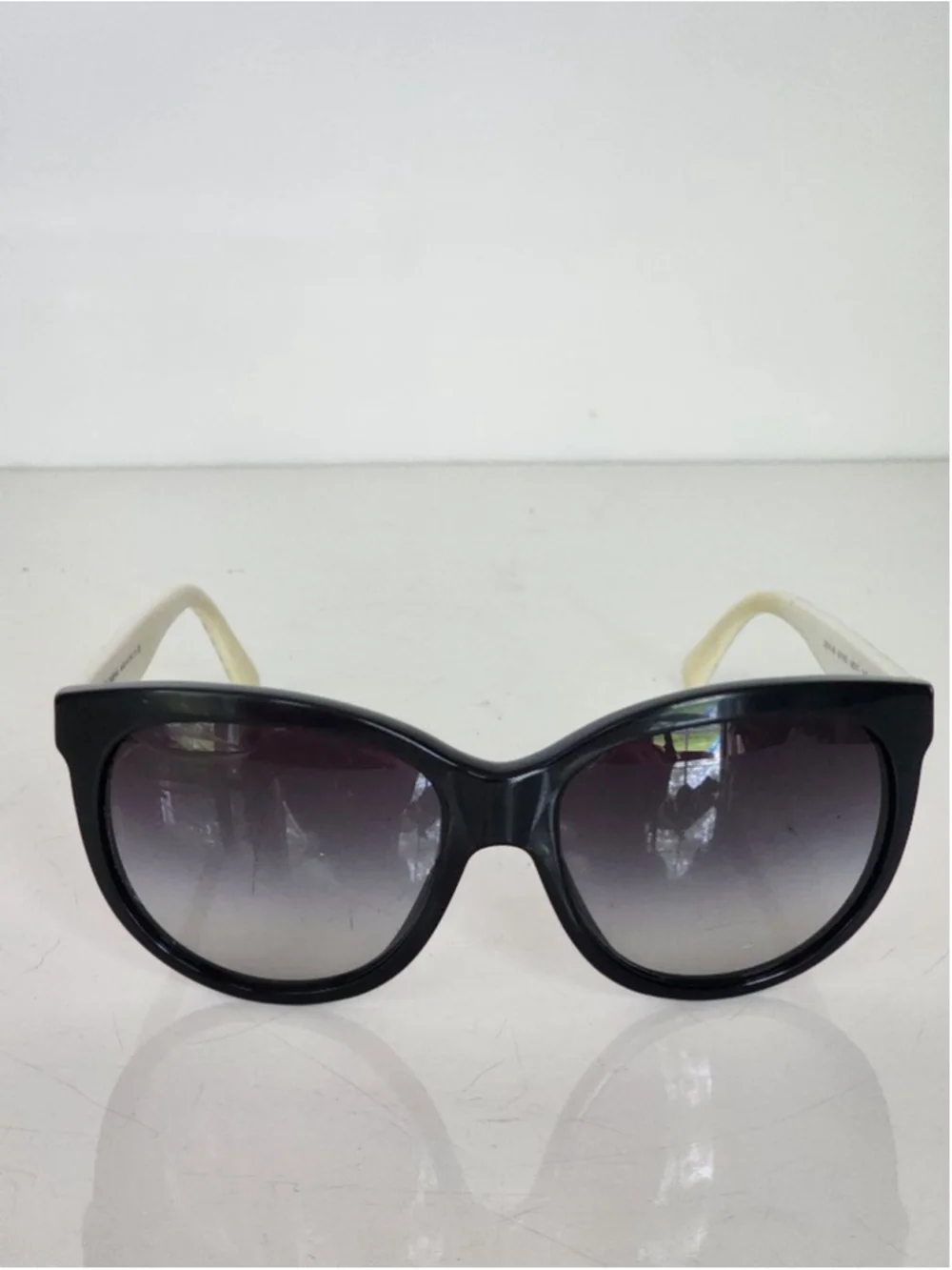 DOLCE‎ & GABBANA Cat Eye Leopard Gradient Black White DG 4149 Sunglasses 58 mm